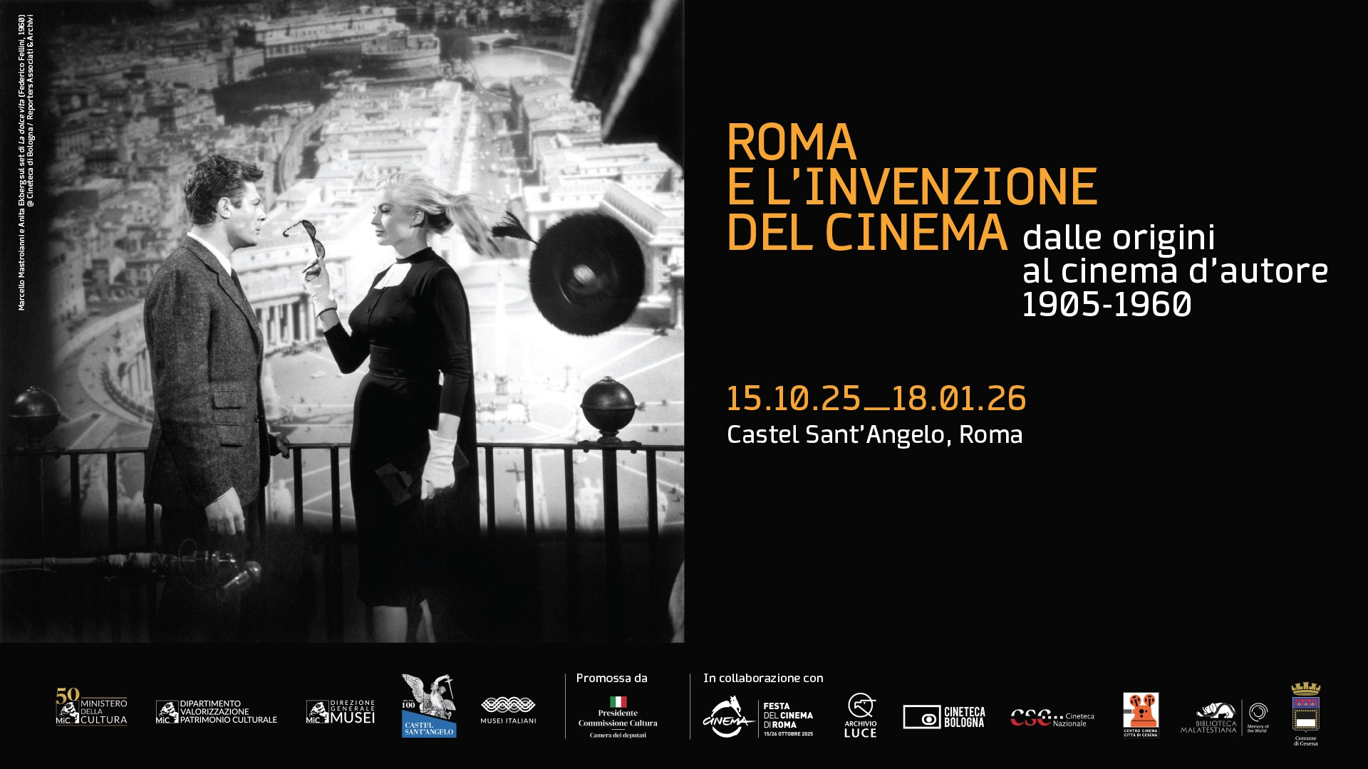 Roma e l’invenzione del cinema. Dalle origini al cinema d’autore, 1905–1960